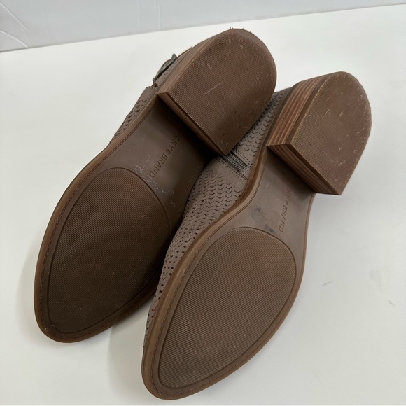 Lucky Brand Women's GAHIRO2 Ankle Bootie Boots Tan Leather Size 7 - Picture 6 of 6